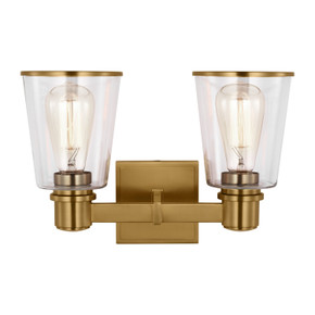 Bathroom Fixtures Two Lights by Visual Comfort Studio ( 454 | CV1032BBS Alessa ) 