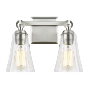 Bathroom Fixtures Two Lights by Visual Comfort Studio ( 454 | VS24702SN Monterro ) 