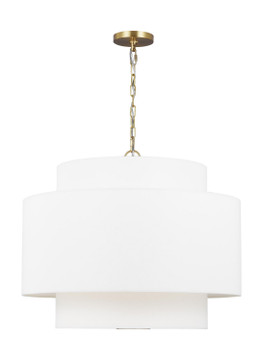Mid. Chandeliers Drum Shade by Visual Comfort Studio ( 454 | KSP1043BBS Sawyer ) 