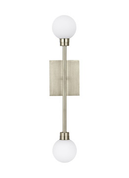 Sconces Double Glass by Visual Comfort Modern ( 182 | 700WSMRAS-LED927 Mara ) 