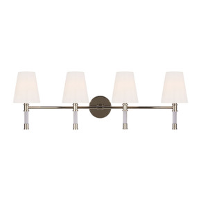 Bathroom Fixtures Four Lights by Visual Comfort Studio ( 454 | CV1054PN Hanover ) 
