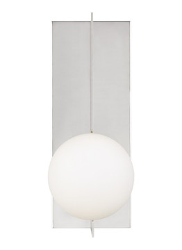Sconces Single Glass by Visual Comfort Modern ( 182 | 700WSOBLNB Orbel ) 