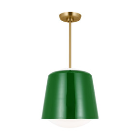 Pendants Metal Shade by Visual Comfort Studio ( 454 | KSP1141GRN Draper ) 