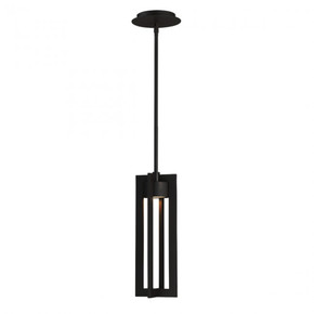 Mini Pendants Glass Down by W.A.C. Lighting ( 34 | PD-W48616-BK Chamber ) 