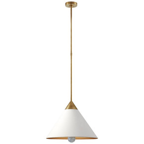 Pendants Metal Shade by Visual Comfort Signature ( 268 | KW 5509AB/AW-FA Cleo ) 