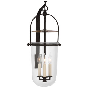 Sconces Single Glass by Visual Comfort Signature ( 268 | CHD 2270AI-CG Lorford ) 