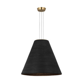 Pendants Glass Down by Visual Comfort Modern ( 182 | SLPD12527BNB Karam ) 