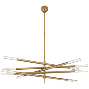 Large Chandeliers Starburst by Visual Comfort Signature ( 268 | KW 5587AB-SG Rousseau ) 