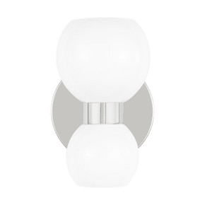 Sconces Double Glass by Visual Comfort Studio ( 454 | KSW1022PNMG Londyn ) 