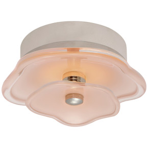 Flush Mounts Glass Down by Visual Comfort Signature ( 268 | KS 4063PN-BLS Leighton ) 