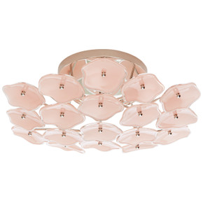 Flush Mounts Bowl Style by Visual Comfort Signature ( 268 | KS 4065PN-BLS Leighton ) 