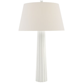 Lamps Table by Visual Comfort Signature ( 268 | CHA 8906WHT-L Fluted Spire ) 