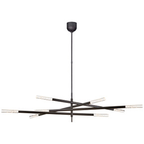 Large Chandeliers Starburst by Visual Comfort Signature ( 268 | KW 5589BZ-SG Rousseau ) 