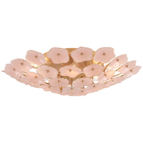 Flush Mounts Bowl Style by Visual Comfort Signature ( 268 | KS 4066SB-BLS Leighton ) 