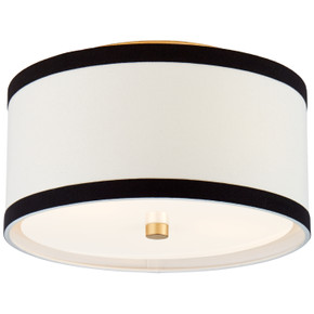 Flush Mounts Drum Shade by Visual Comfort Signature ( 268 | KS 4070G-L/BL Walker ) 