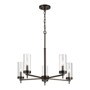Mid. Chandeliers Glass Up by Visual Comfort Studio ( 454 | 3190305EN-778 Zire ) 