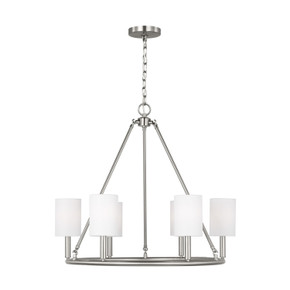 Mid. Chandeliers Candle by Visual Comfort Studio ( 454 | DJC1086BS Egmont ) 