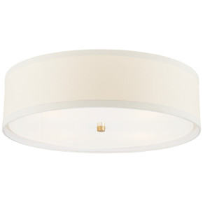 Flush Mounts Drum Shade by Visual Comfort Signature ( 268 | KS 4072G-L Walker ) 