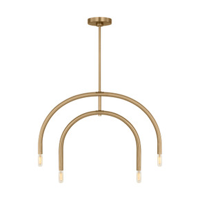 Mid. Chandeliers Candle by Visual Comfort Studio ( 454 | DJC1104SB Hadden ) 