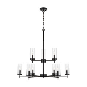 Mid. Chandeliers Glass Up by Visual Comfort Studio ( 454 | 3190309-112 Zire ) 