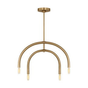 Mid. Chandeliers Candle by Visual Comfort Studio ( 454 | DJC1114SB Hadden ) 