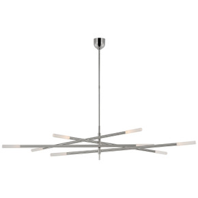 Large Chandeliers Geometric/Linear by Visual Comfort Signature ( 268 | KW 5595PN-EC Rousseau ) 
