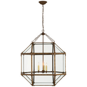 Foyer/Hall Lanterns Glass w/Frame by Visual Comfort Signature ( 268 | SK 5010GI-CG Morris ) 