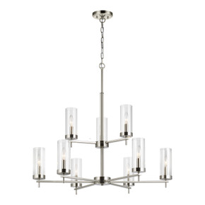 Mid. Chandeliers Glass Up by Visual Comfort Studio ( 454 | 3190309EN-962 Zire ) 