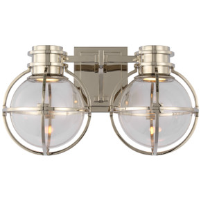 Bathroom Fixtures Two Lights by Visual Comfort Signature ( 268 | CHD 2482PN-CG Gracie ) 