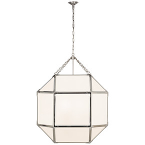 Foyer/Hall Lanterns Glass w/Frame by Visual Comfort Signature ( 268 | SK 5034PN-WG Morris ) 