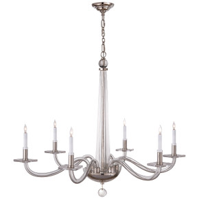 Large Chandeliers Candle by Visual Comfort Signature ( 268 | CHC 1141PN Bernardo ) 