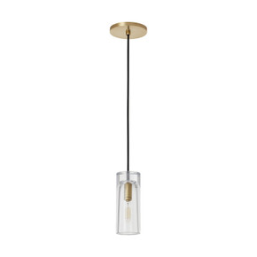 Mini Pendants Glass Down by Visual Comfort Modern ( 182 | SLPD277CNB-L Horizon ) 