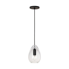Mini Pendants Glass Down by Visual Comfort Modern ( 182 | SLPD278CB Alina ) 