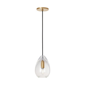 Mini Pendants Glass Down by Visual Comfort Modern ( 182 | SLPD278CNB Alina ) 