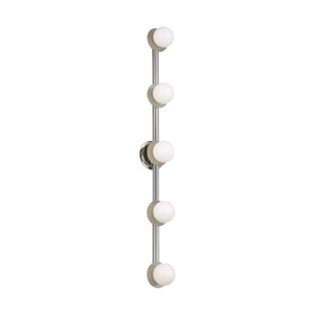 Bathroom Fixtures Five+Lights by Visual Comfort Studio ( 454 | KWL1165PN Nodes ) 