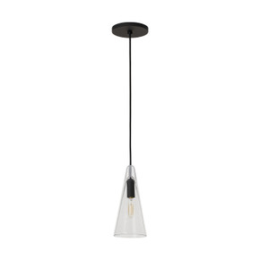 Mini Pendants Glass Down by Visual Comfort Modern ( 182 | SLPD281CB Selina ) 