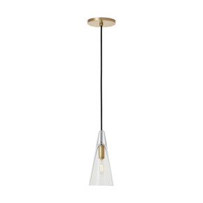 Mini Pendants Glass Down by Visual Comfort Modern ( 182 | SLPD281CNB Selina ) 