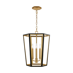 Foyer/Hall Lanterns Open Frame by Visual Comfort Studio ( 454 | AC1083MBKBBS Curt ) 