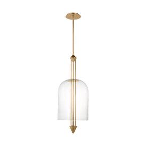 Pendants Glass Down by Visual Comfort Modern ( 182 | SLPD31727CNB Cathedral ) 
