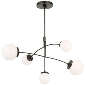 Large Chandeliers Glass Shade by Visual Comfort Signature ( 268 | KS 5403BZ-WG Prescott ) 