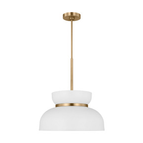 Pendants Metal Shade by Visual Comfort Studio ( 454 | DJP1111SBMWT Pemberton ) 