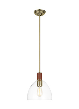 Mini Pendants Glass Down by Visual Comfort Studio ( 454 | LP1041TWBCG Hadley ) 