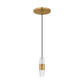 Mini Pendants Glass Down by Visual Comfort Modern ( 182 | SLPD38127NB Lassell ) 