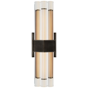 Sconces Linear/Tubular by Visual Comfort Signature ( 268 | LR 2905BZ-CG Fascio ) 