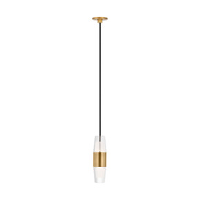 Mini Pendants Glass Down by Visual Comfort Modern ( 182 | SLPD38227NB Lassell ) 
