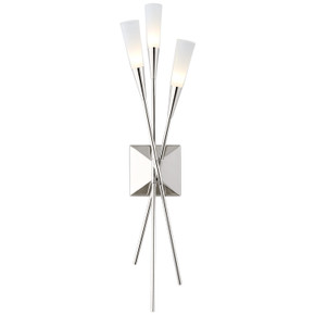 Sconces Triple Glass by Visual Comfort Signature ( 268 | CHD 2602PN Stellar ) 