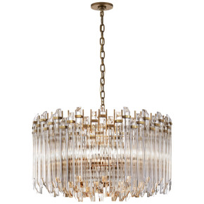 Mid. Chandeliers Drum Shade by Visual Comfort Signature ( 268 | SK 5421HAB-CA Adele ) 