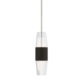 Mini Pendants Glass Down by Visual Comfort Modern ( 182 | SLPD395MP27BZ Lassell ) 