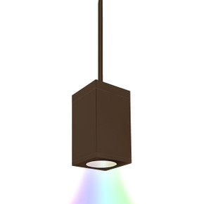 Mini Pendants Metal Shade by W.A.C. Lighting ( 34 | DC-PD05-F-CC-BZ Cube Arch ) 