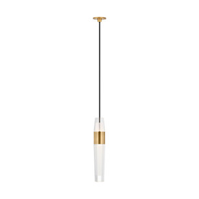 Mini Pendants Glass Down by Visual Comfort Modern ( 182 | SLPD39827NB Lassell ) 